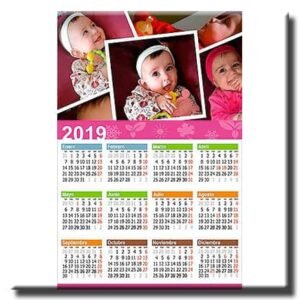 Calendario personalizado año página